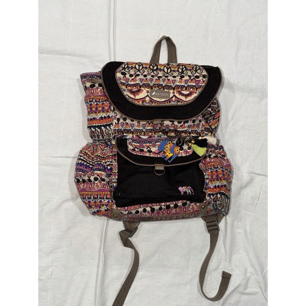 SKroots Convertible Bo/H0 Backpack With Bohemian, Tribal DesignsSpirit Desert''